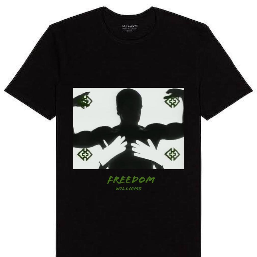 Freedom Williams Blac T shirt CNC MUSIC FACTORY
